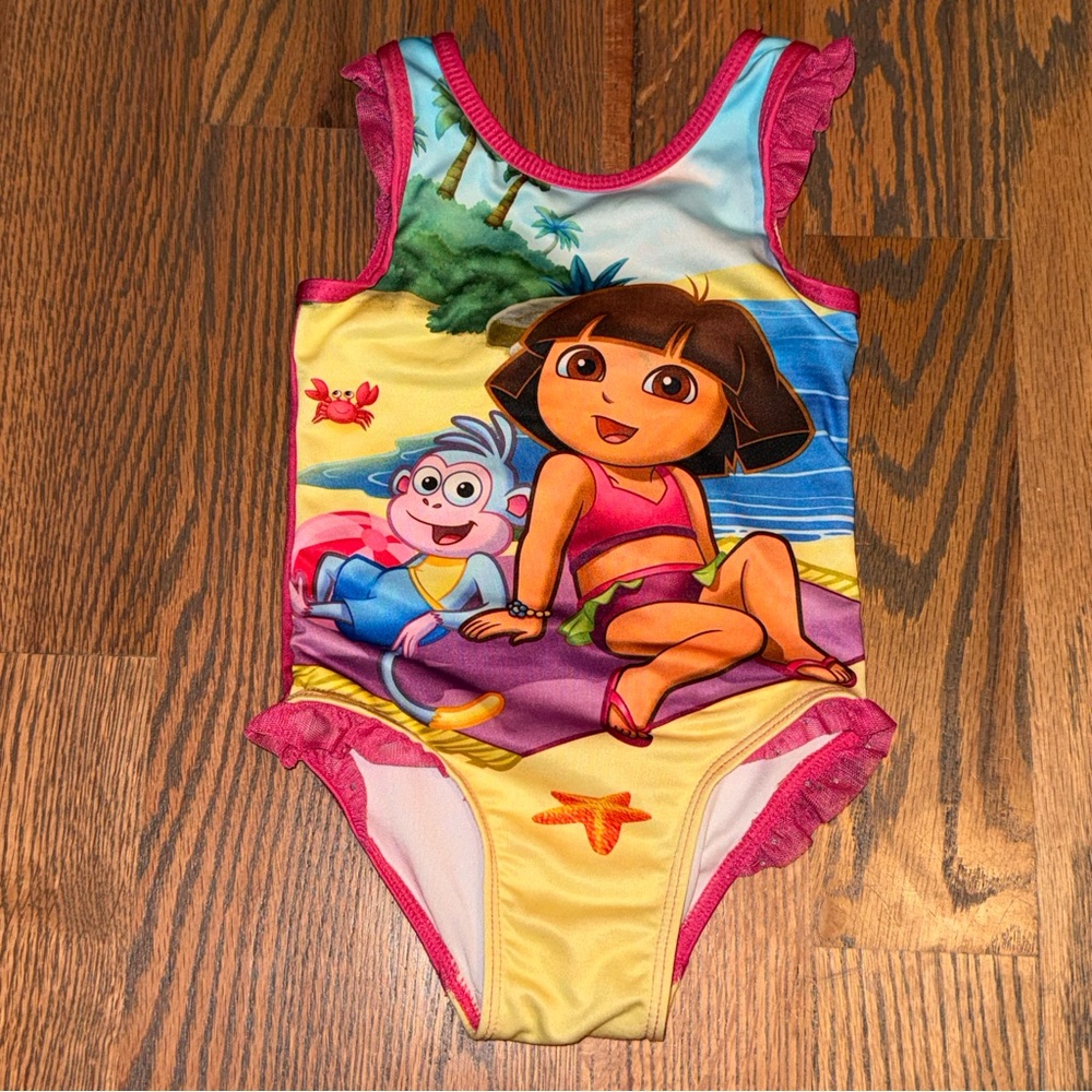 Nickelodeon Y2K Dora Kids' Swimsuit
